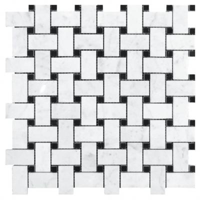 weave white marble mosaic tile backsplash bathroom tiles kitchen backsplash tile wall sticker stone veneer interior tile