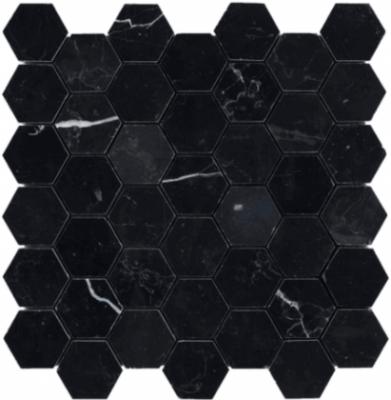 Carrara Hexagon Stone Mosaic Tiles